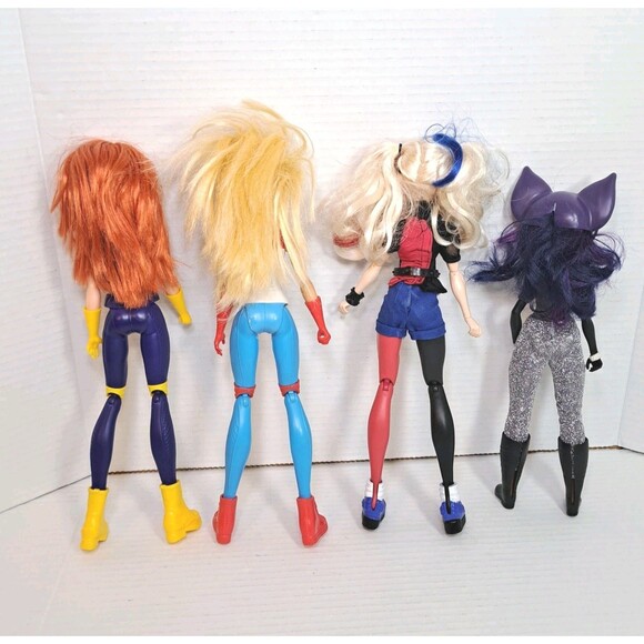 DC Comics Superhero Girl Dolls Lot of 4 Supergirl Catwoman Harley Quinn Batgirl - Picture 6 of 6